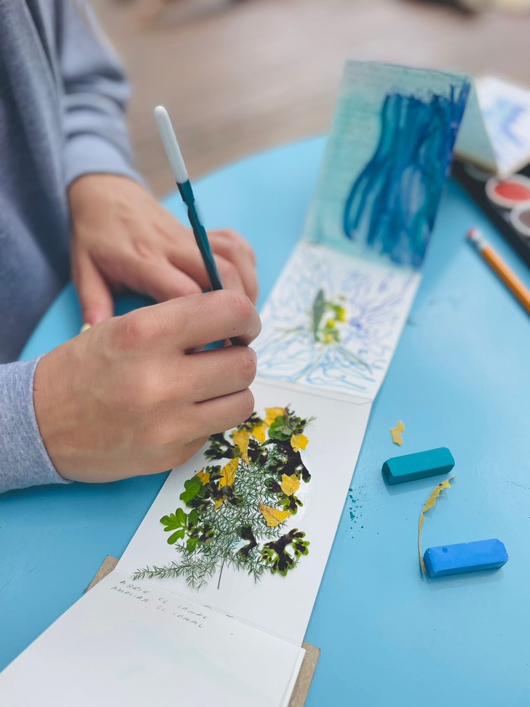 Creando arte con elementos de la naturaleza